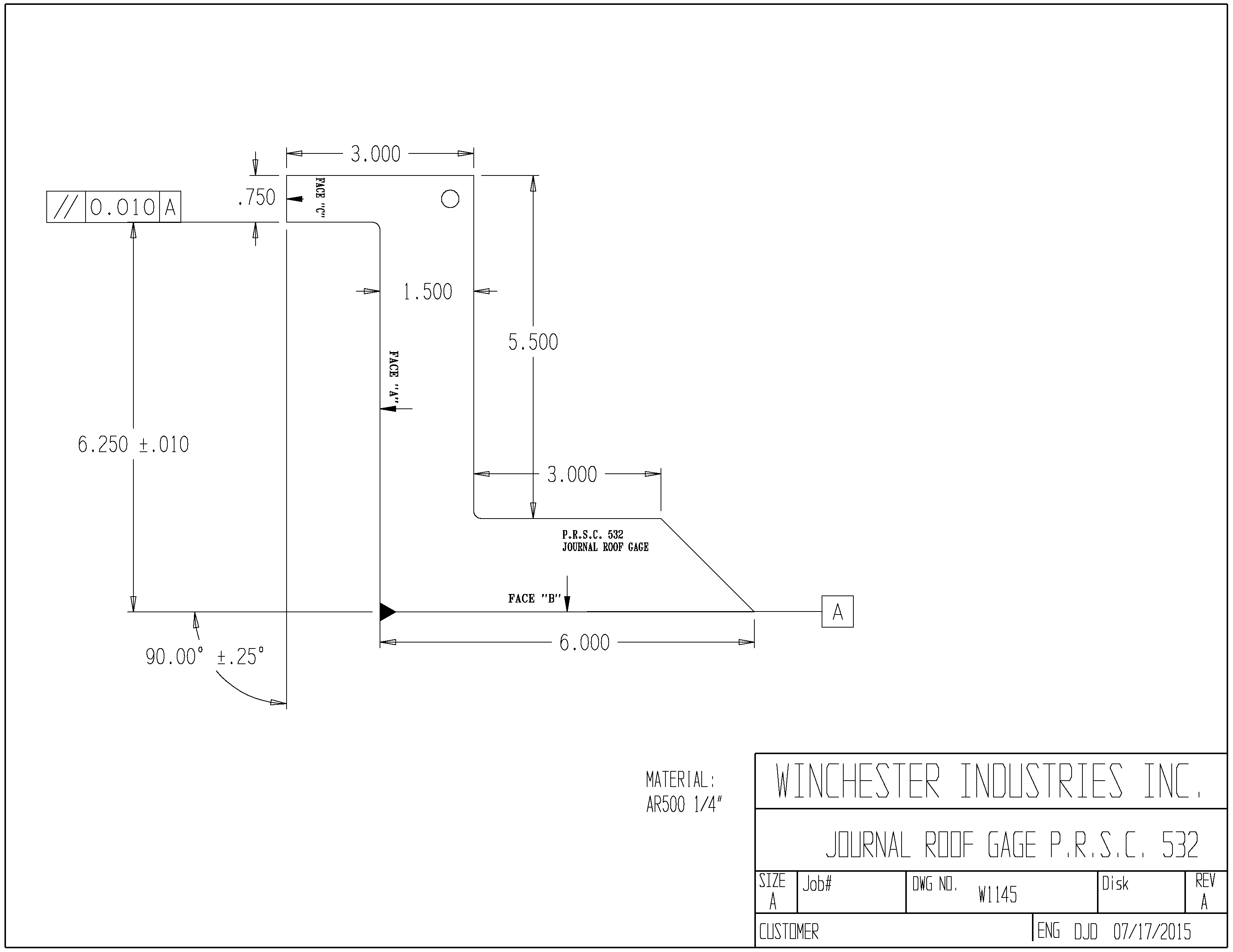 W1145 Winchester Industries